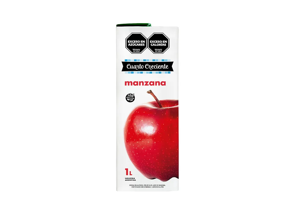 JUGO DE MANZANA X1LT CUARTO CRECIENTE