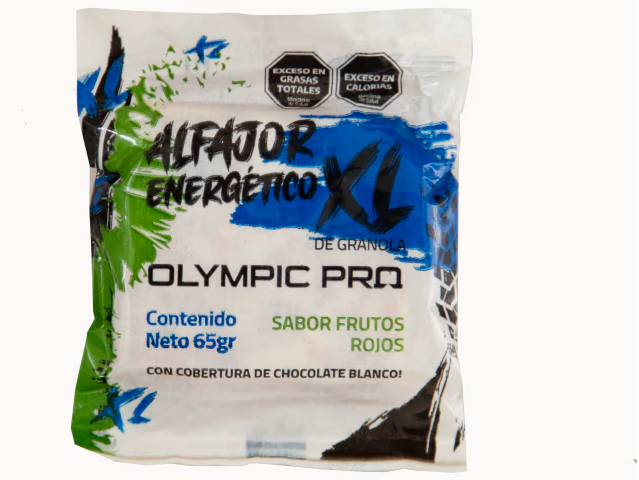 ALFAJOR PROTEICO/ ENERGÉTICO FRUTOS ROJOS