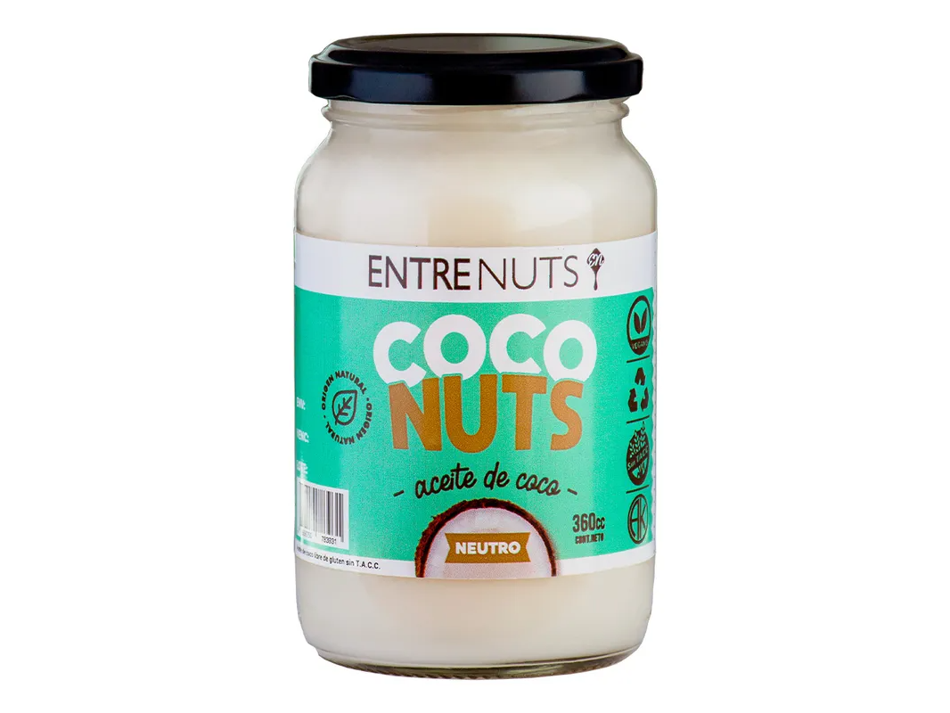 ACEITE DE COCO NEUTRO X 360 CC ENTRENUTS
