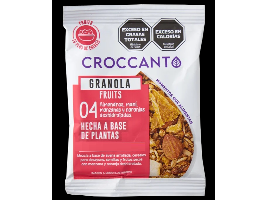 GRANOLA FRUITS X 500GR CROCCANTO