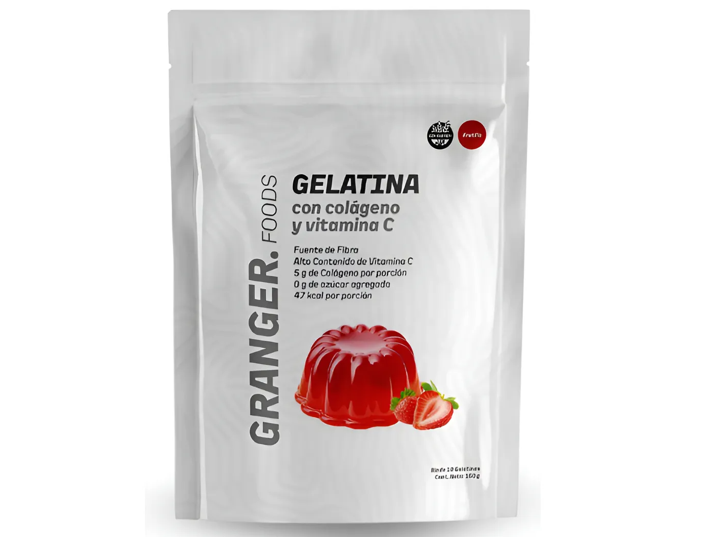 GELATINA CON COLÁGENO HIDROLIZADO FRUTILLA