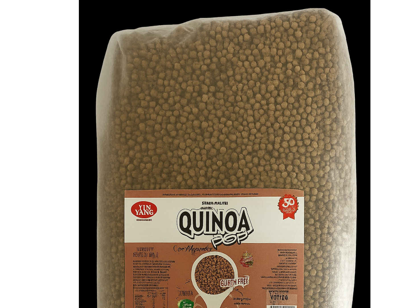 QUINOA POP ALGARROBA YIN YANG ARGENTINA