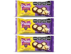 GALLETA AVENTURA CHOCOLATE NEGRO Y CHOCOLATE BLANCO 85G PRAAT