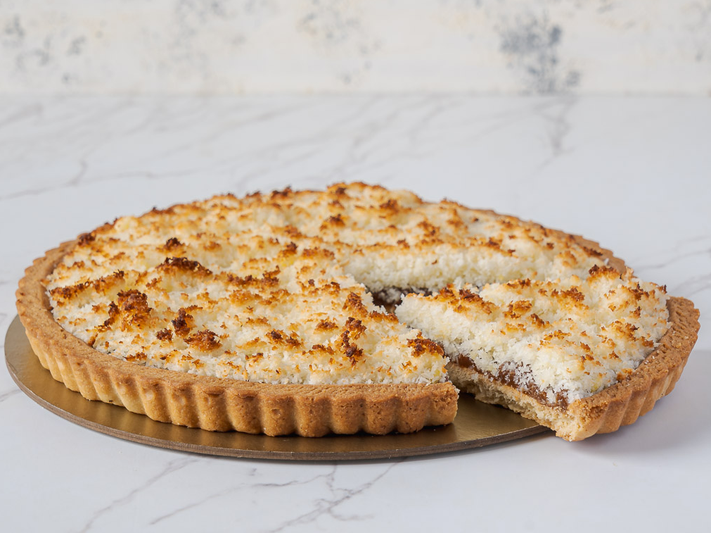 Tarta de dulce de leche & coco
