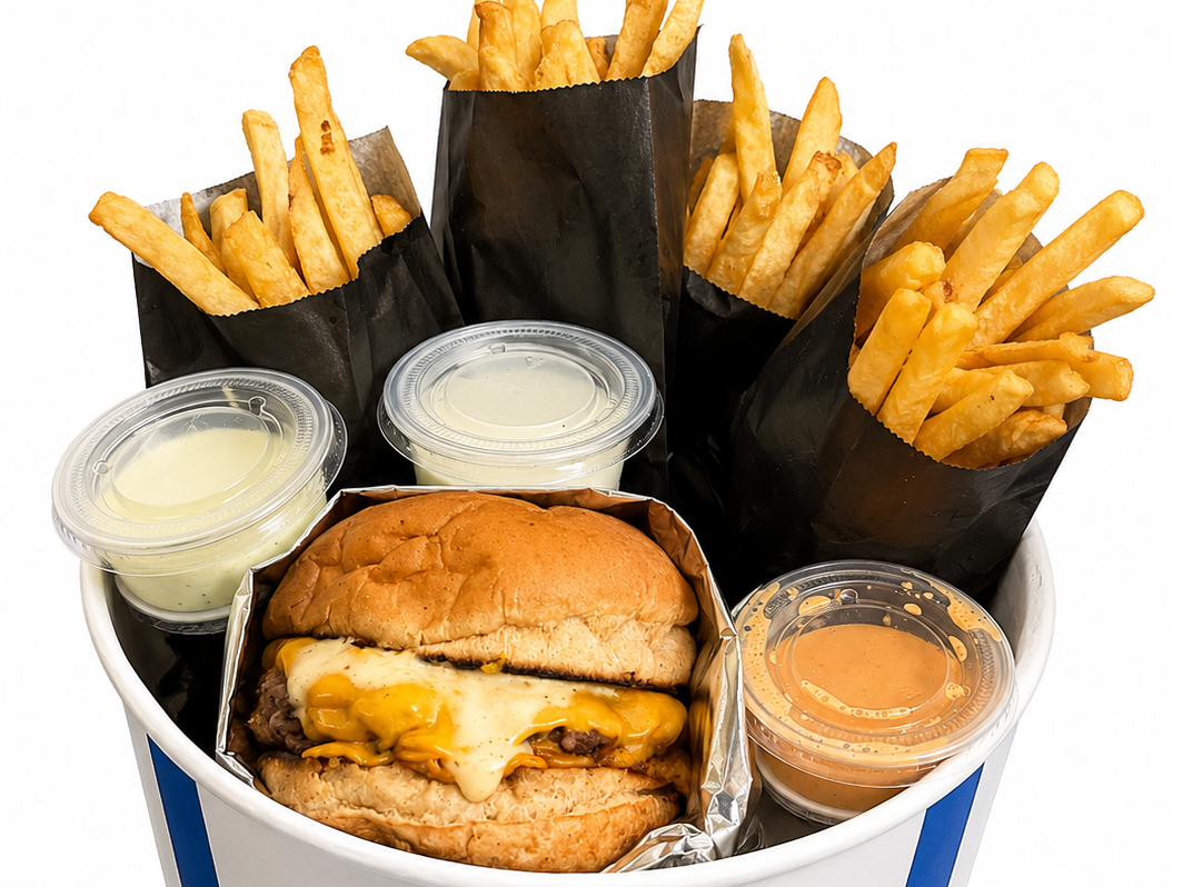 Combo burger x3