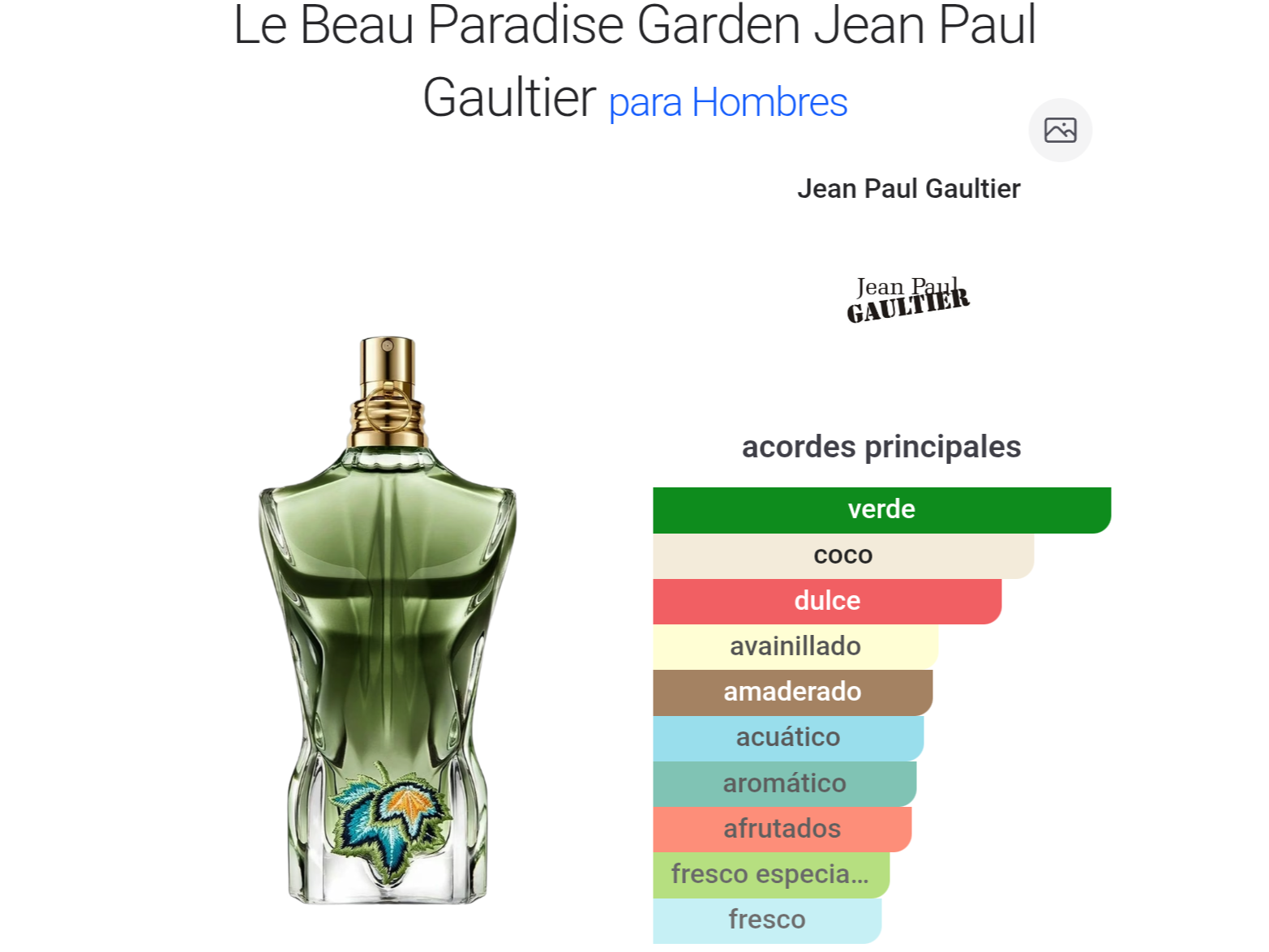 Jean Paul Gaultier Paradise Garden 125 ml.