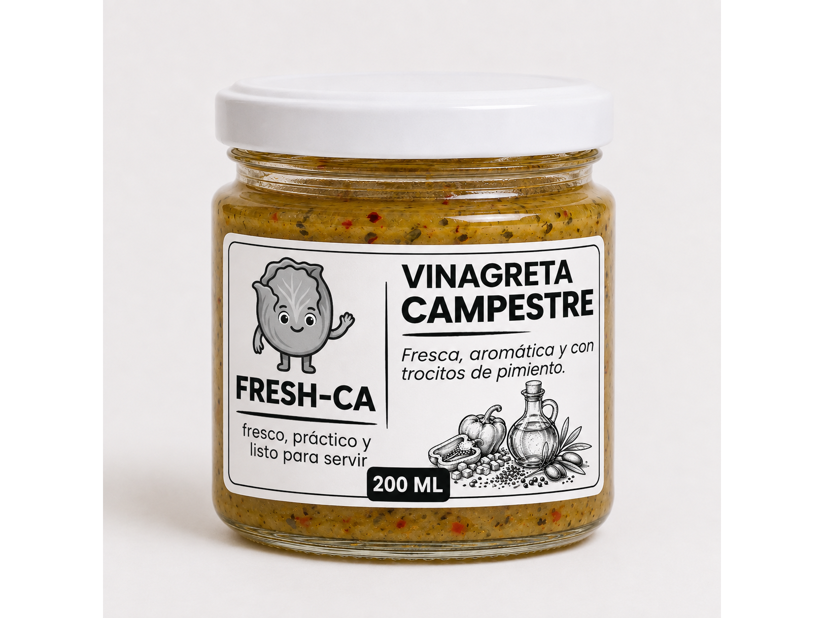 VINAGRETA CAMPESTRE 200 ML