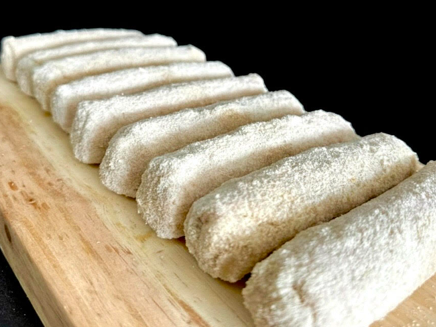 ROLLITOS DE POLLO CON JAMON Y QUESO