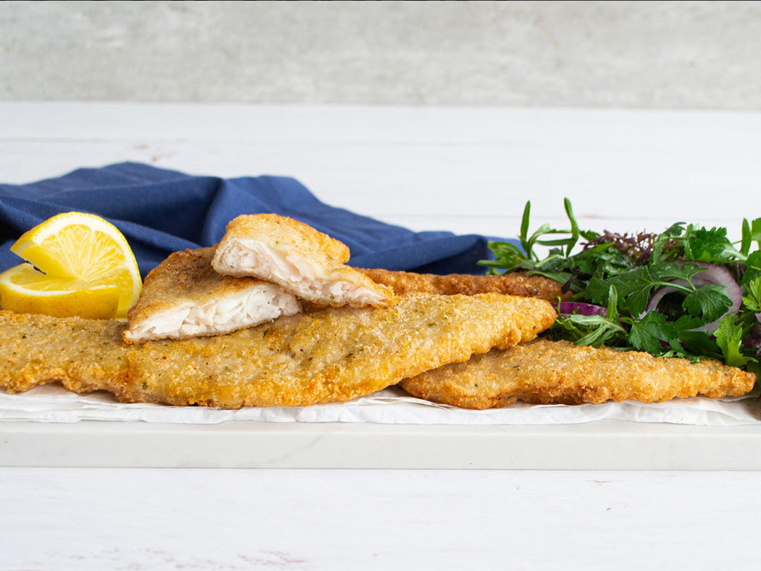 FILET DE MERLUZA A LA ROMANA