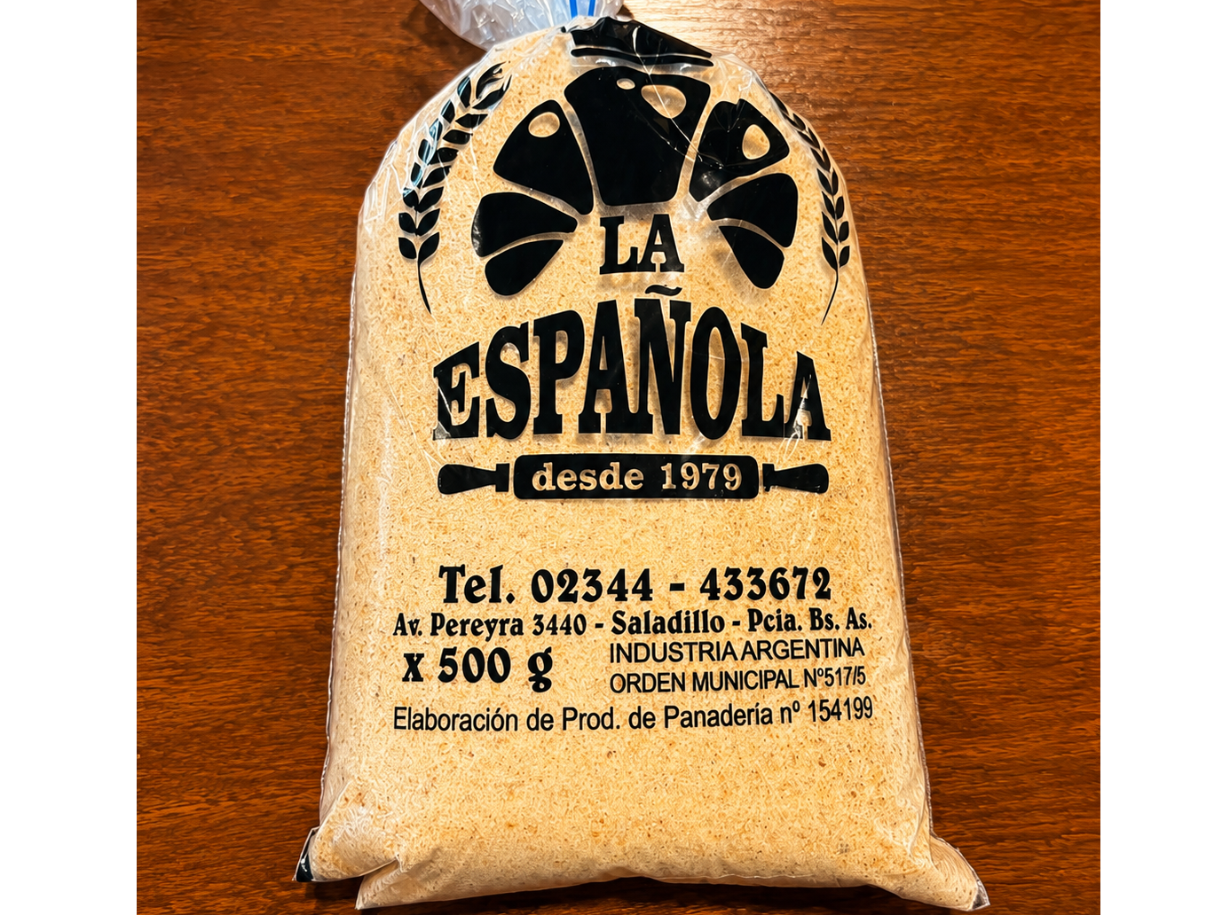PAN RALLADO X 500 G
