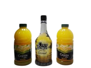 RON COCO BONGO + 2 JUGOS CEPITAS 1L