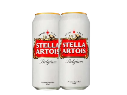 2 LATAS STELLA 473ML