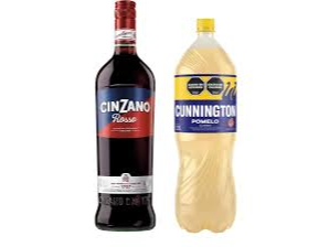 CINZANO ROSSO + CUNNINGTON POMELO 1.5L