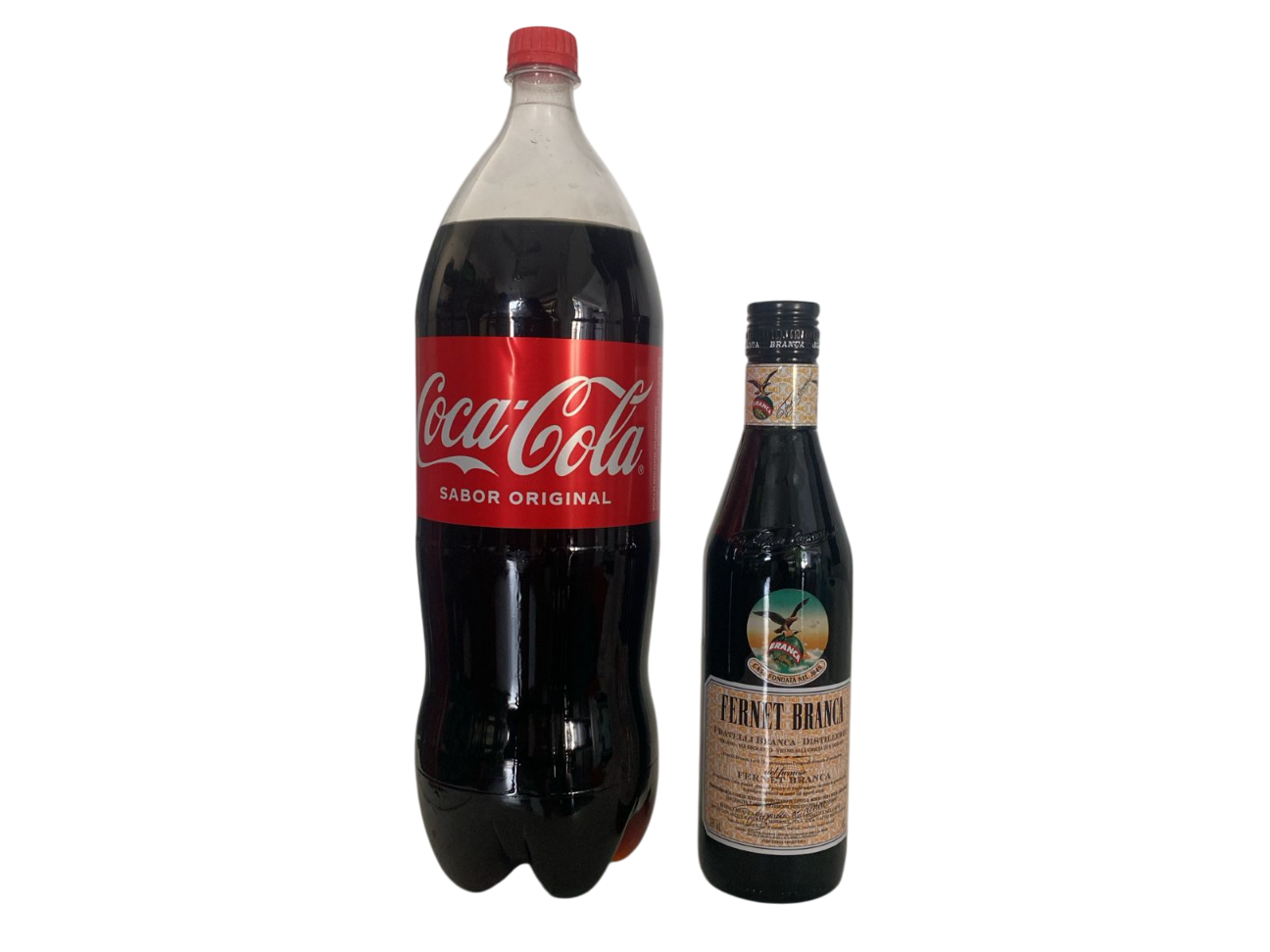FERNET BRANCA 450ML + 1 COCA DESC 2.25LTS