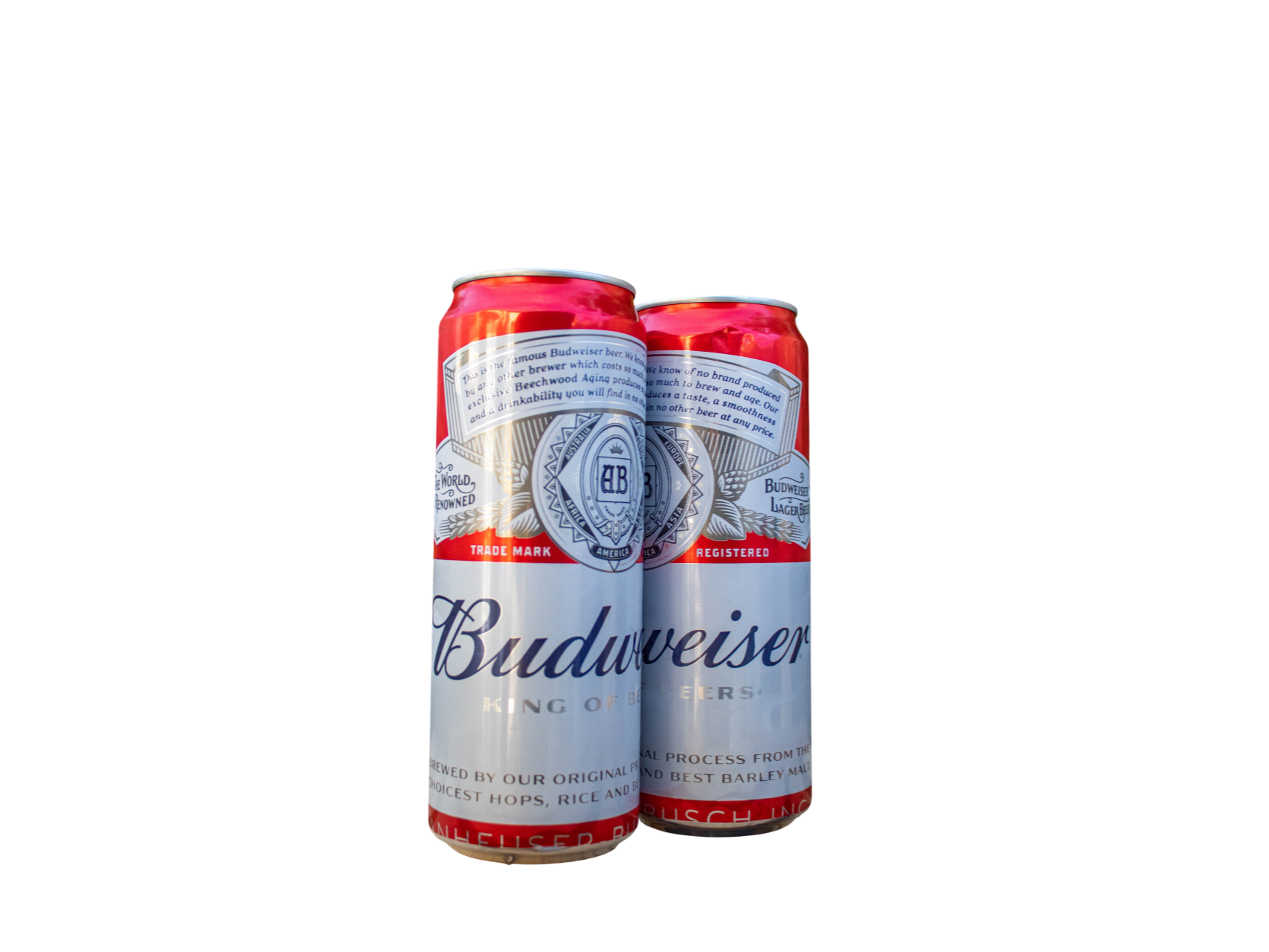 2 LATONES BUDWEISER 710ML