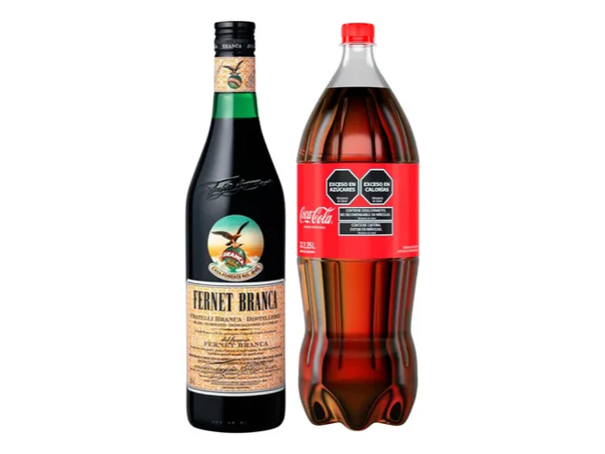 FERNET BRANCA 750ML + 1 COCA DESC 2.25LTS