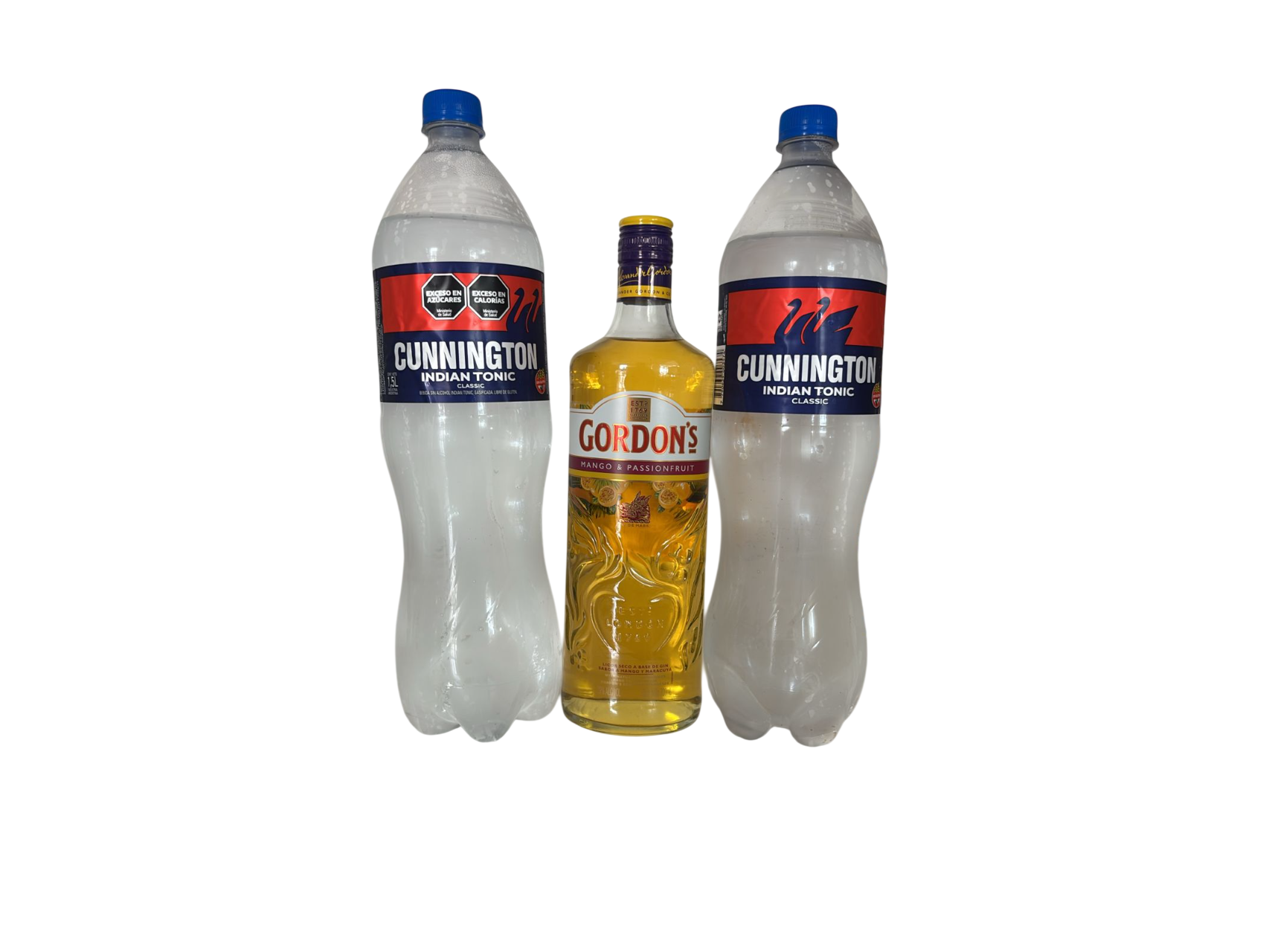 GORDONS MANGO Y MARACUYA + 2 TONICAS CUNNINGTON 1.5LTS