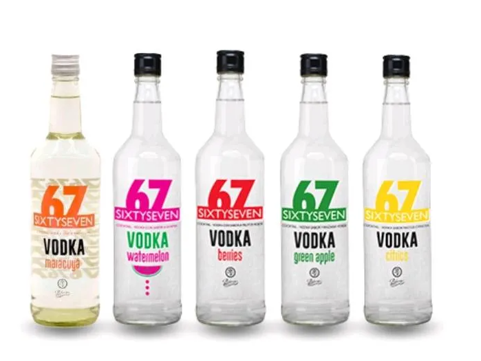 VODKA 67 SABORES 750ML