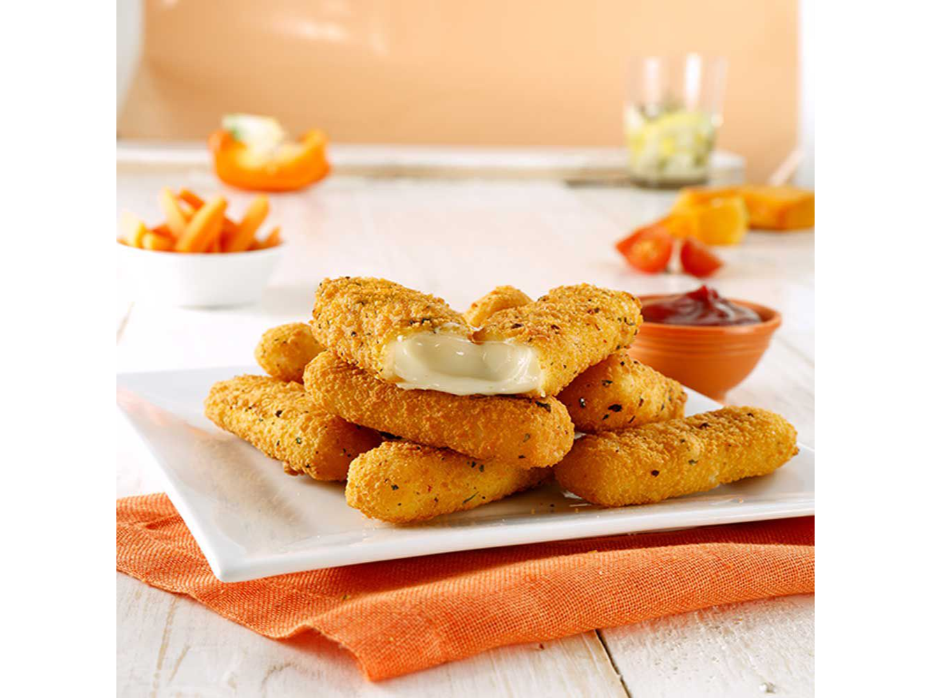 Bastones de muzzarella