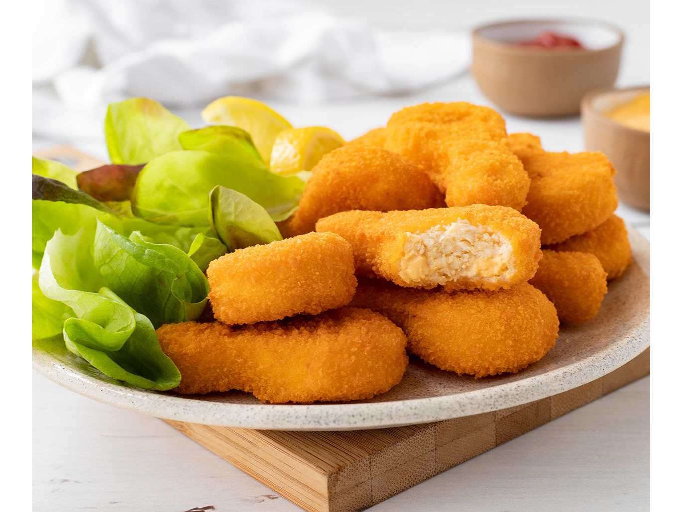 Patitas de pollo con cheddar
