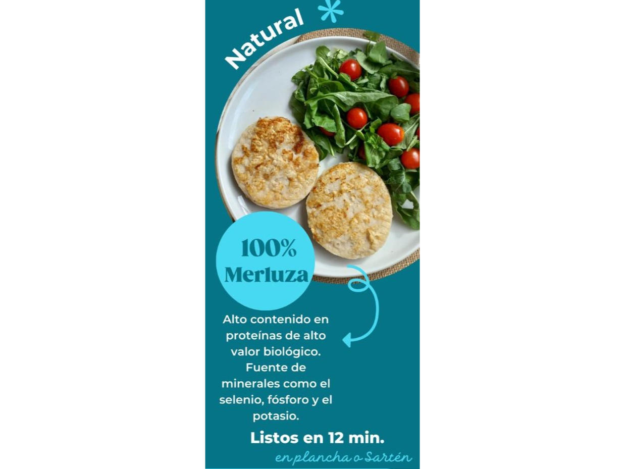 Medallón de merluza SIN TACC