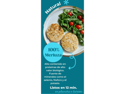 Medallón de merluza al natural