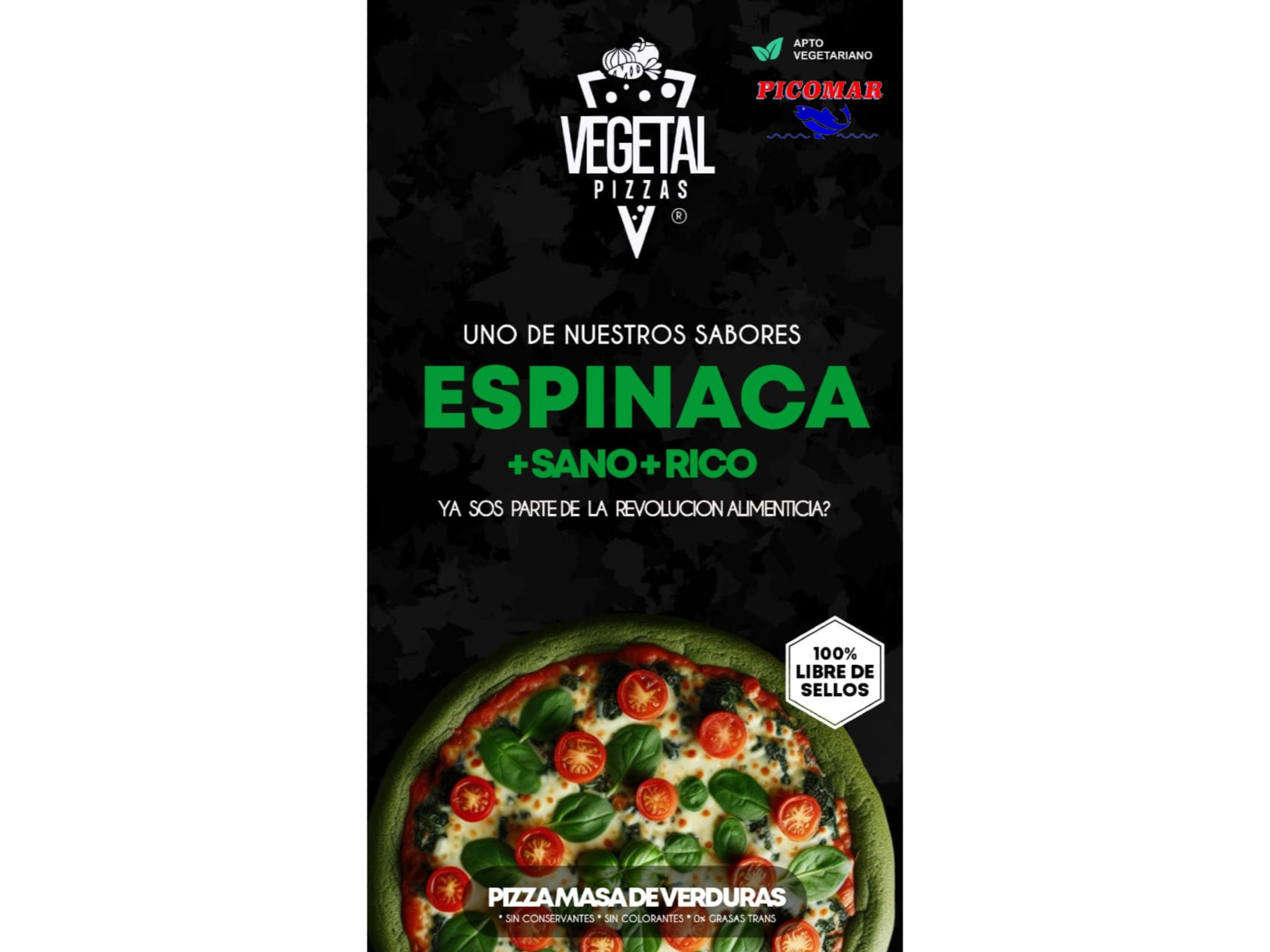 PIZZA ESPINACA