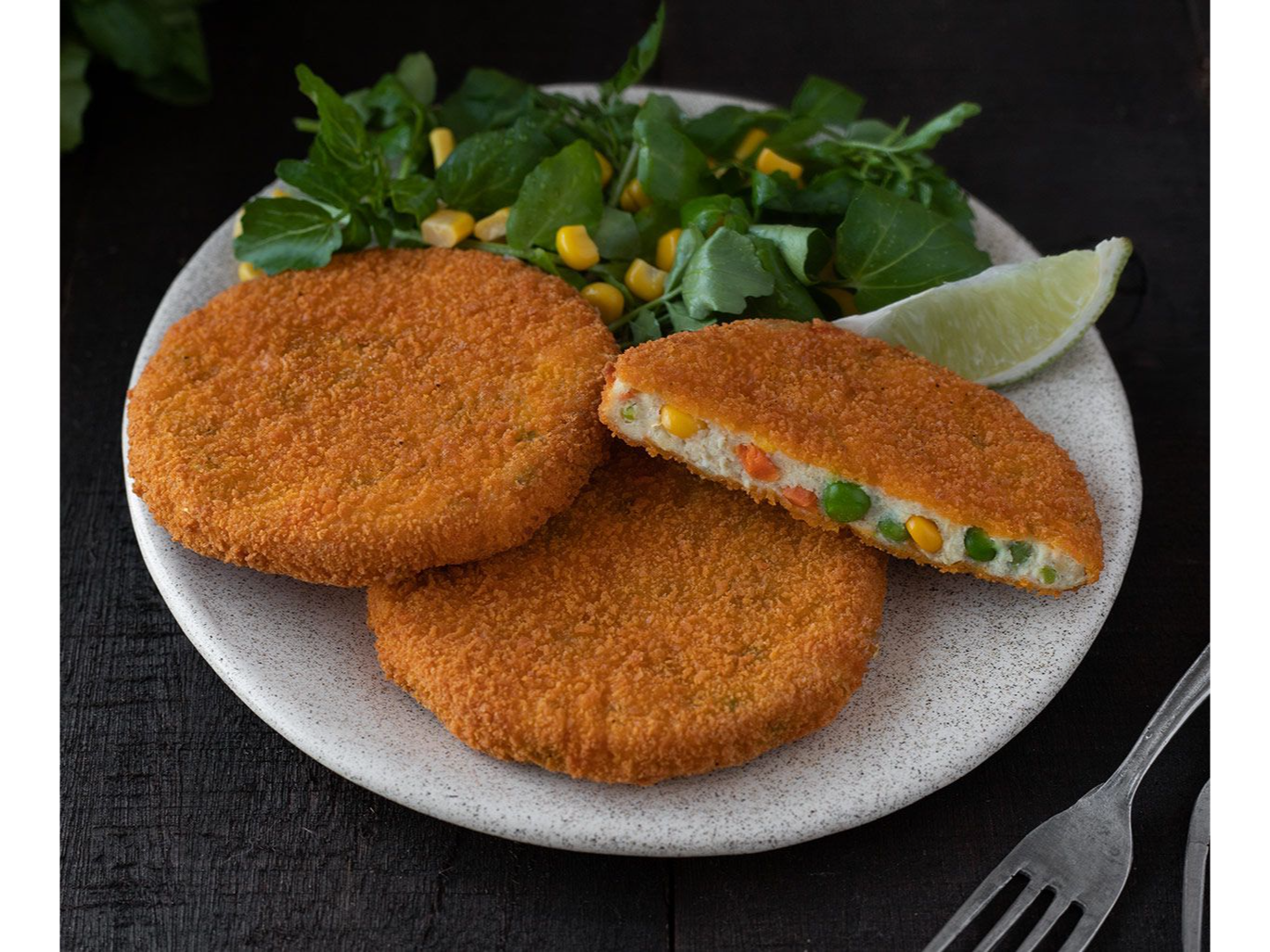 Medallón de pollo primavera