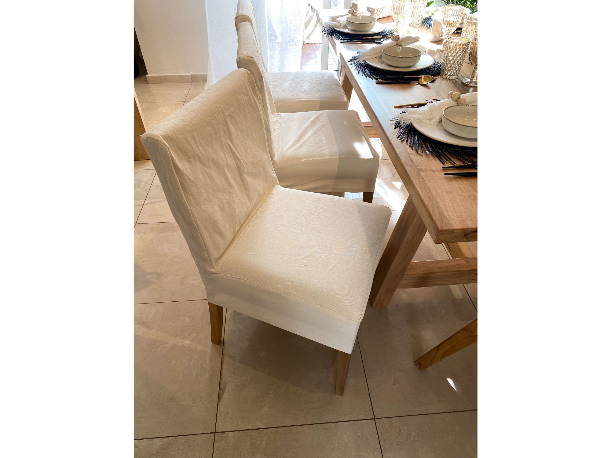 Silla enfundada