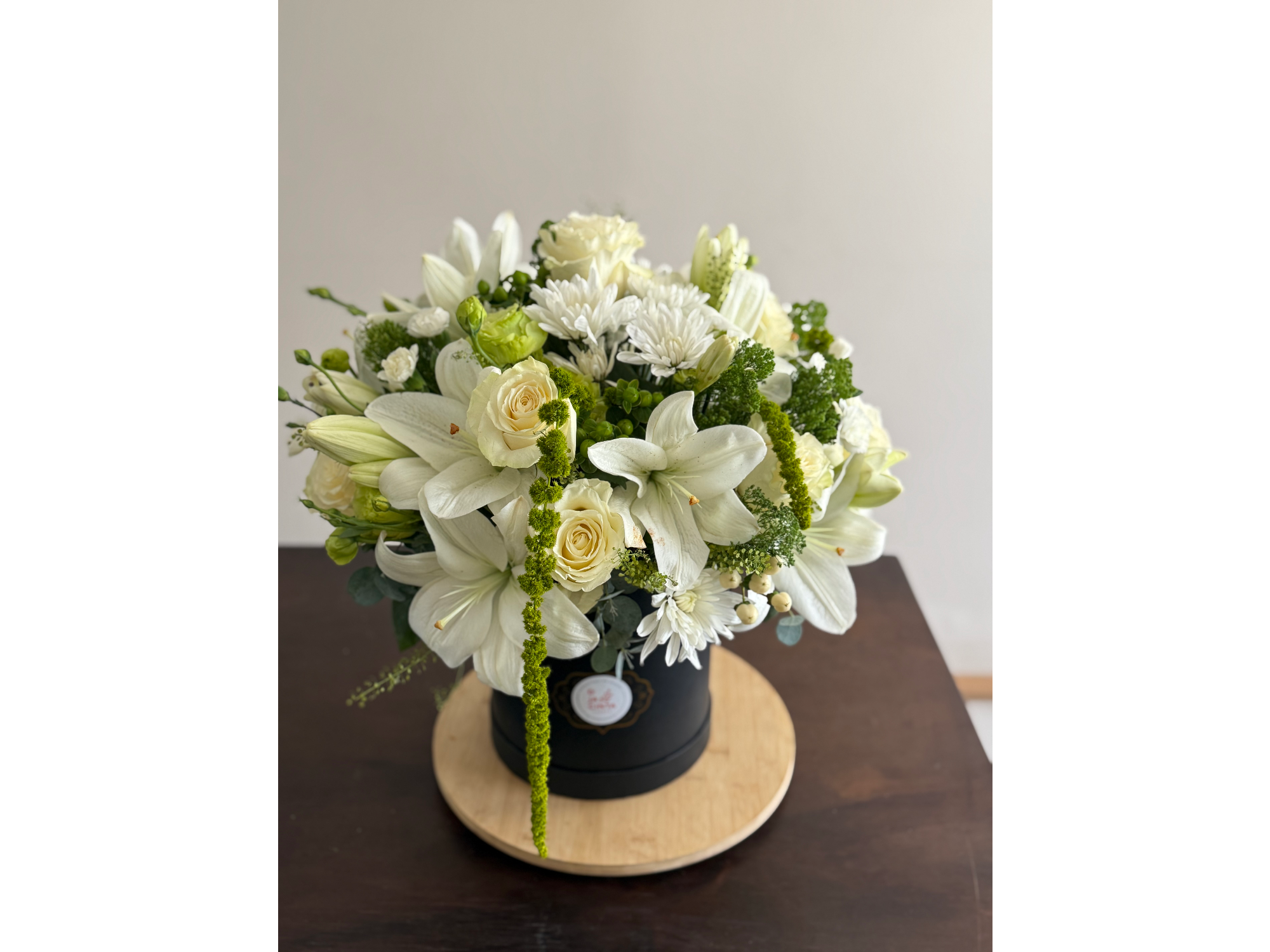 Cilindro Blanco de Condolencias Premium