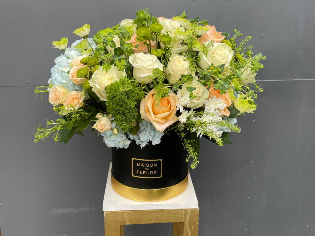 Box Floral Cilindro 30 CM