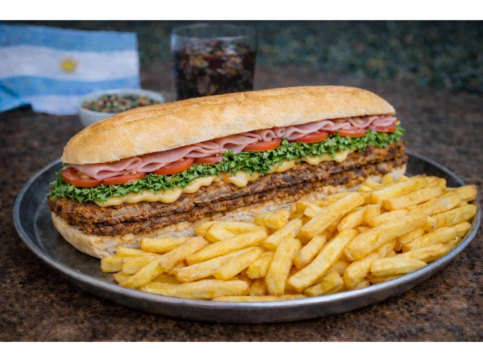 Milanesa de Ternera Completa
