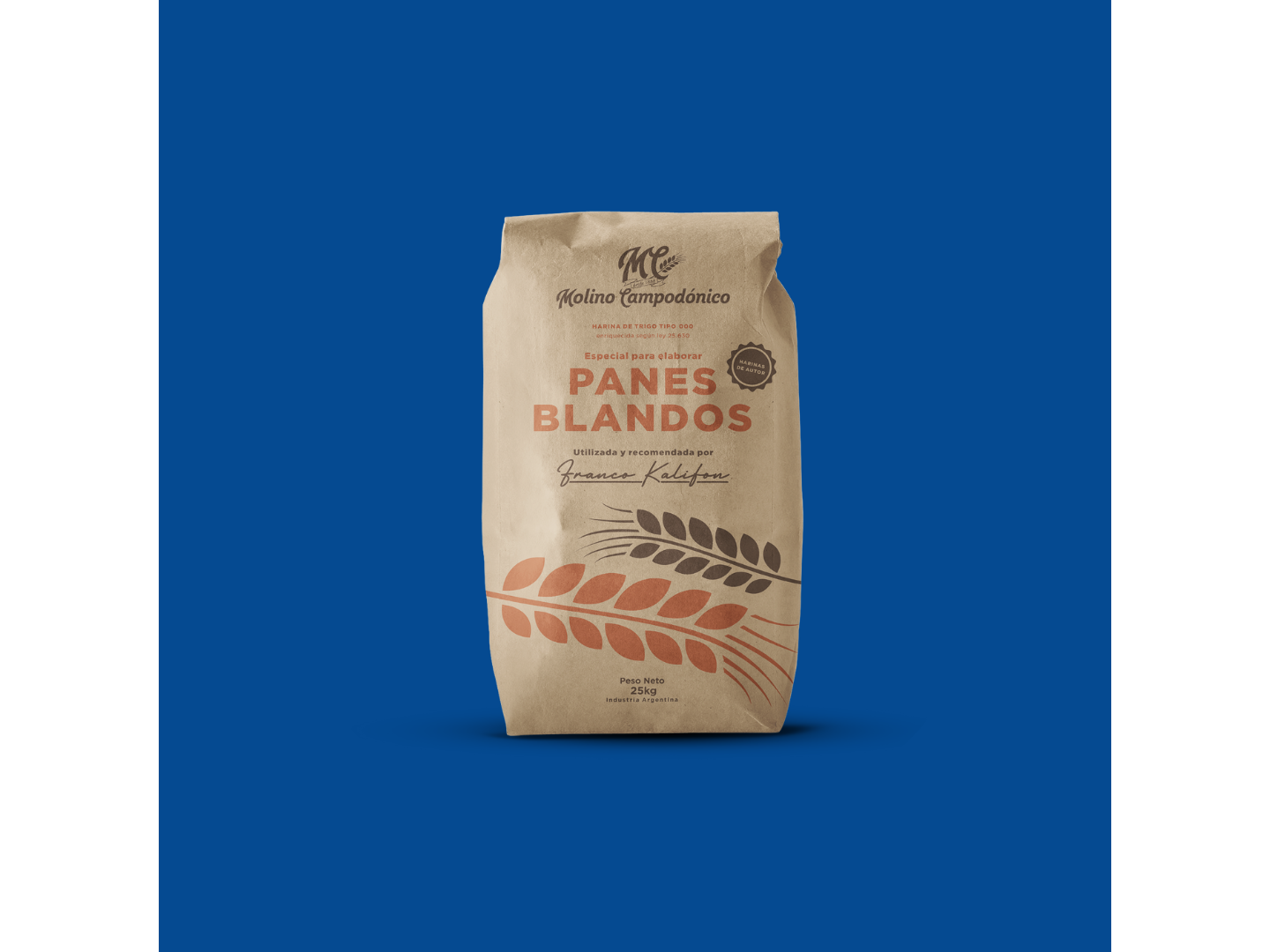 Harina 000 Panes Blandos Campodónico x25kg