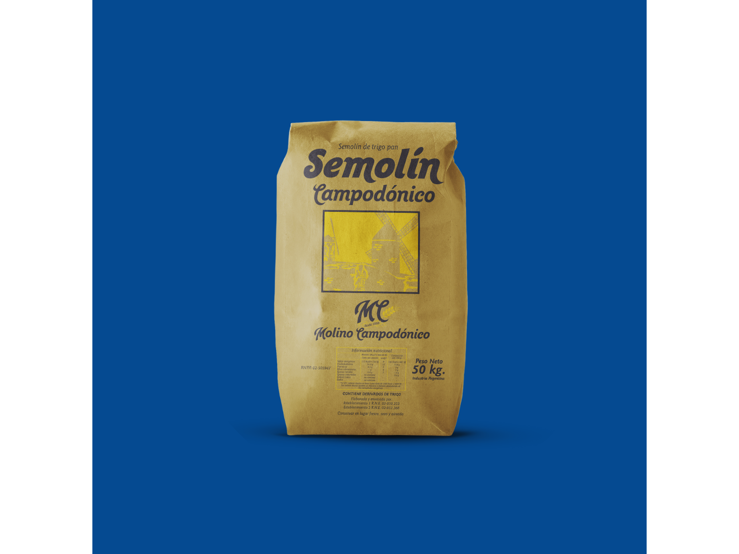 Semolin de Trigo Campodónico x25kg