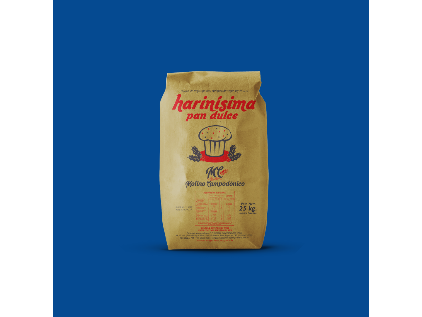 Harina 000 Pandulcera Campodónico x25kg