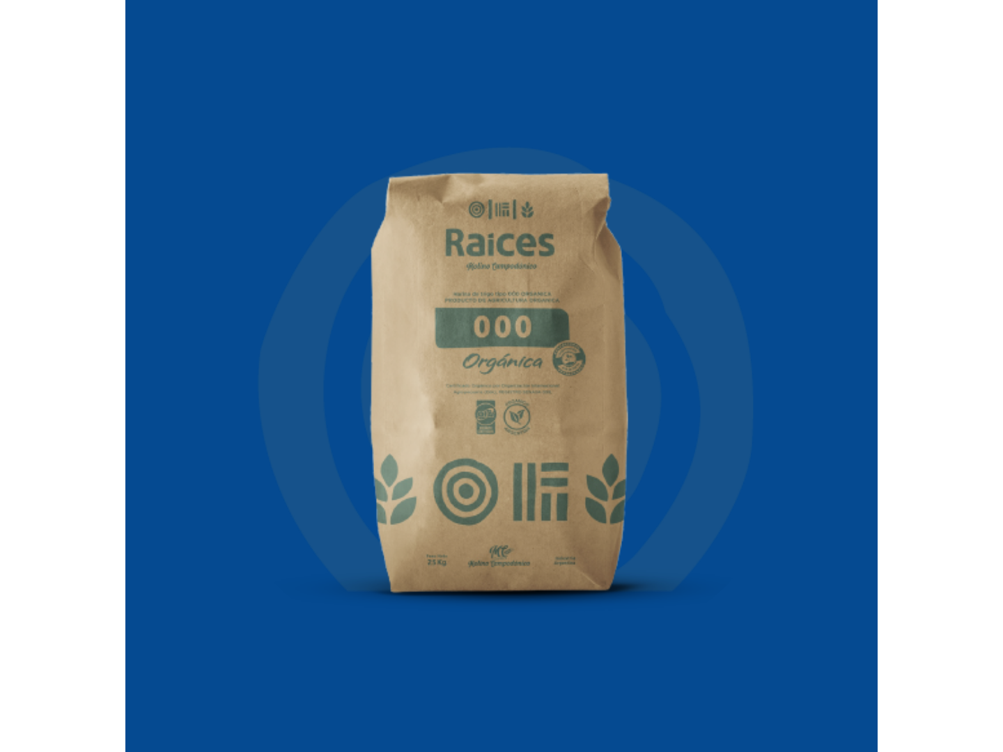 Harina Orgánica 000 Raices x25kg