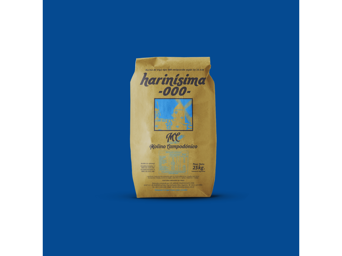 Harina 000 Panadera Campodónico 25kg