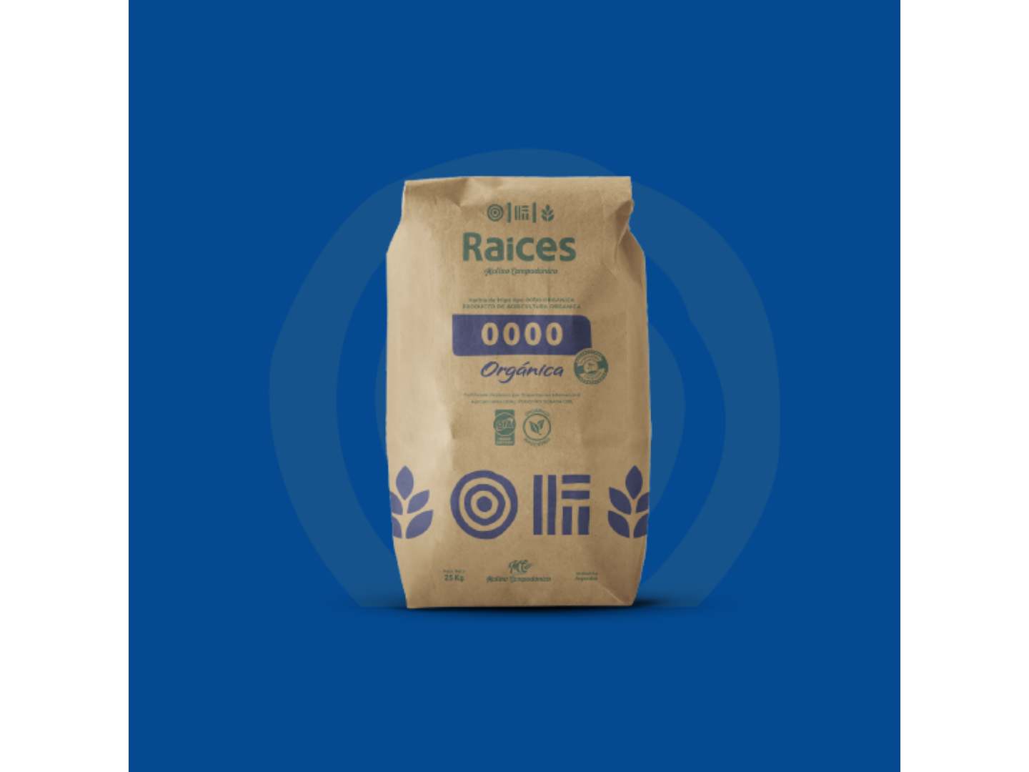 Harina 0000 Orgánica Raices x25kg