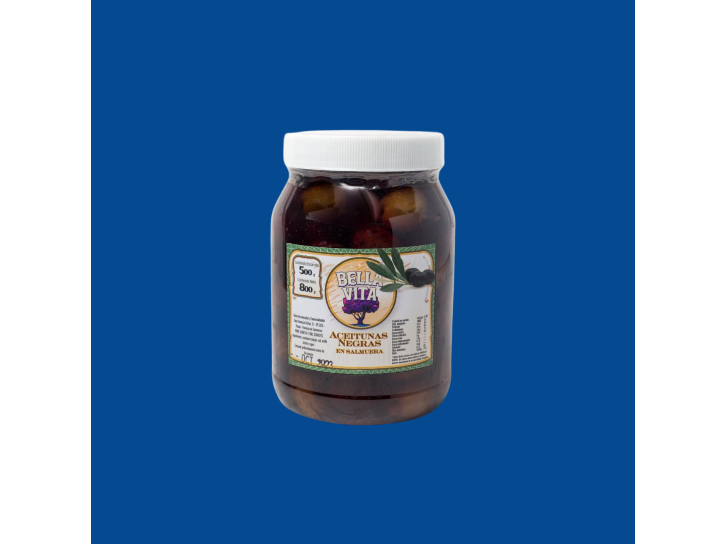 Bella Vita Aceituna Negra x2kg