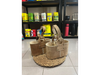 Accesorios matera ovalada cuero crudo
