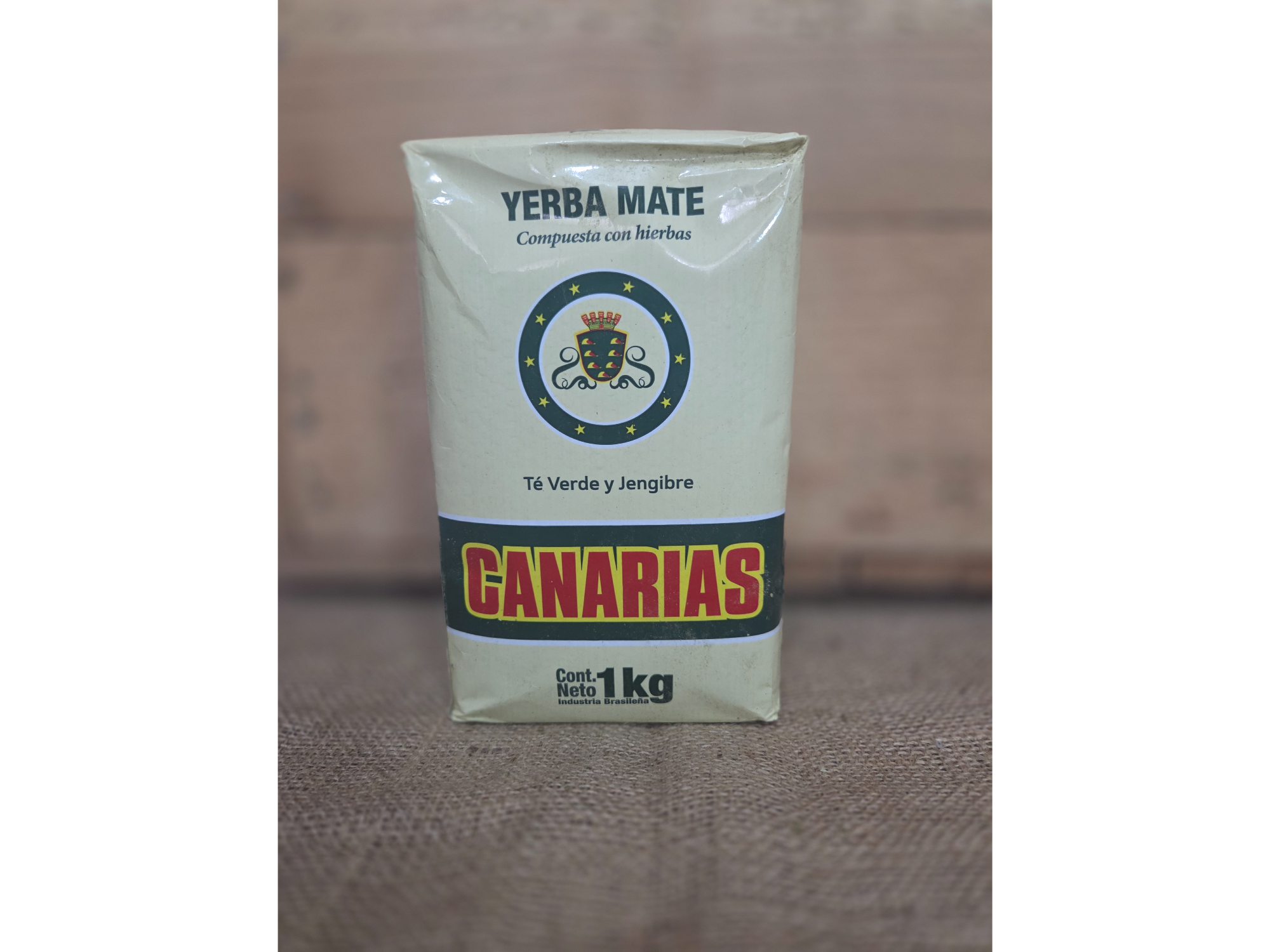 Yerba canarias te verde y jengibre 1 kg