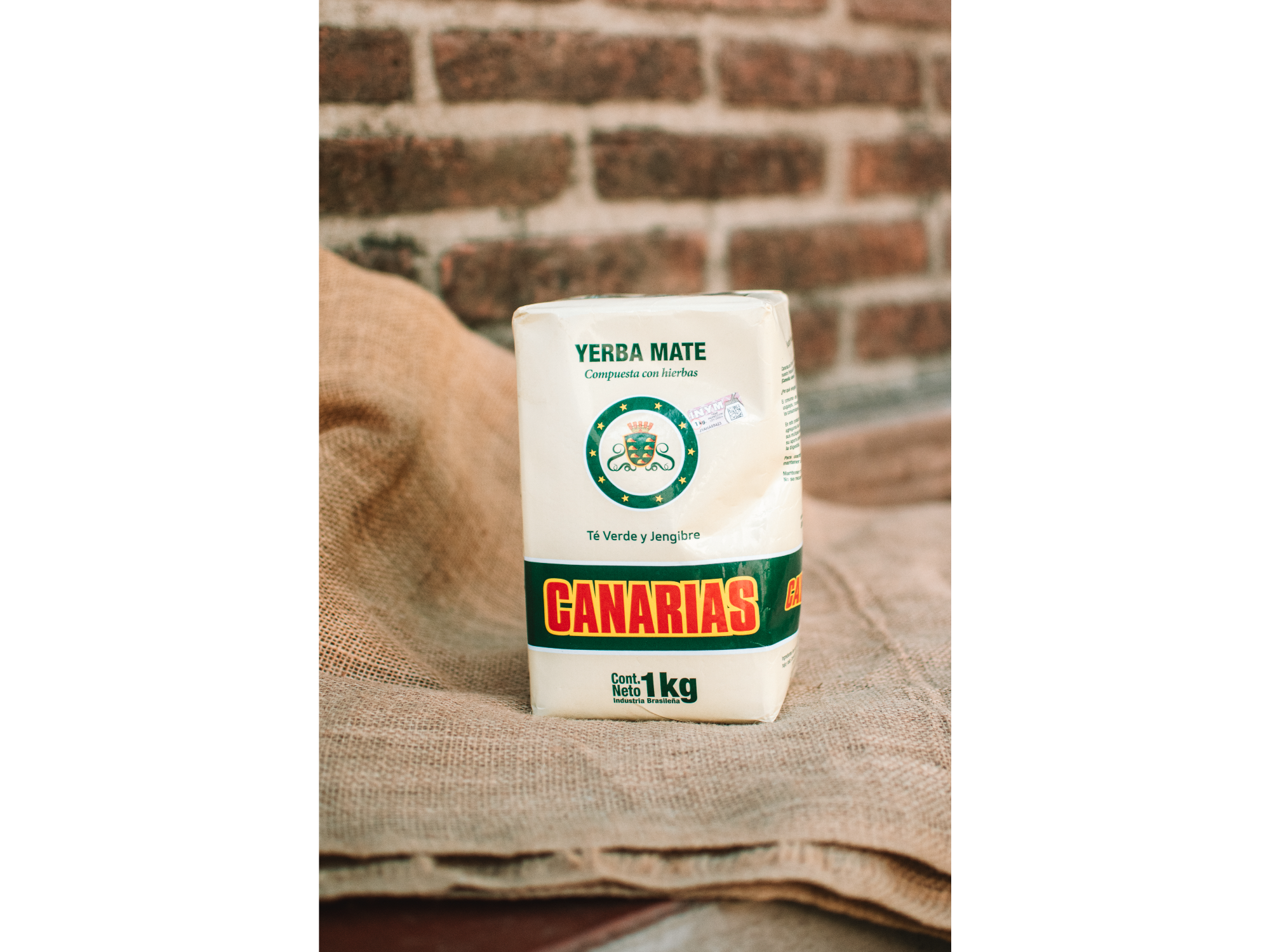 Yerba canarias te verde y jengibre 1 kg