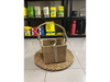 Accesorios matera cuadrada cuero crudo