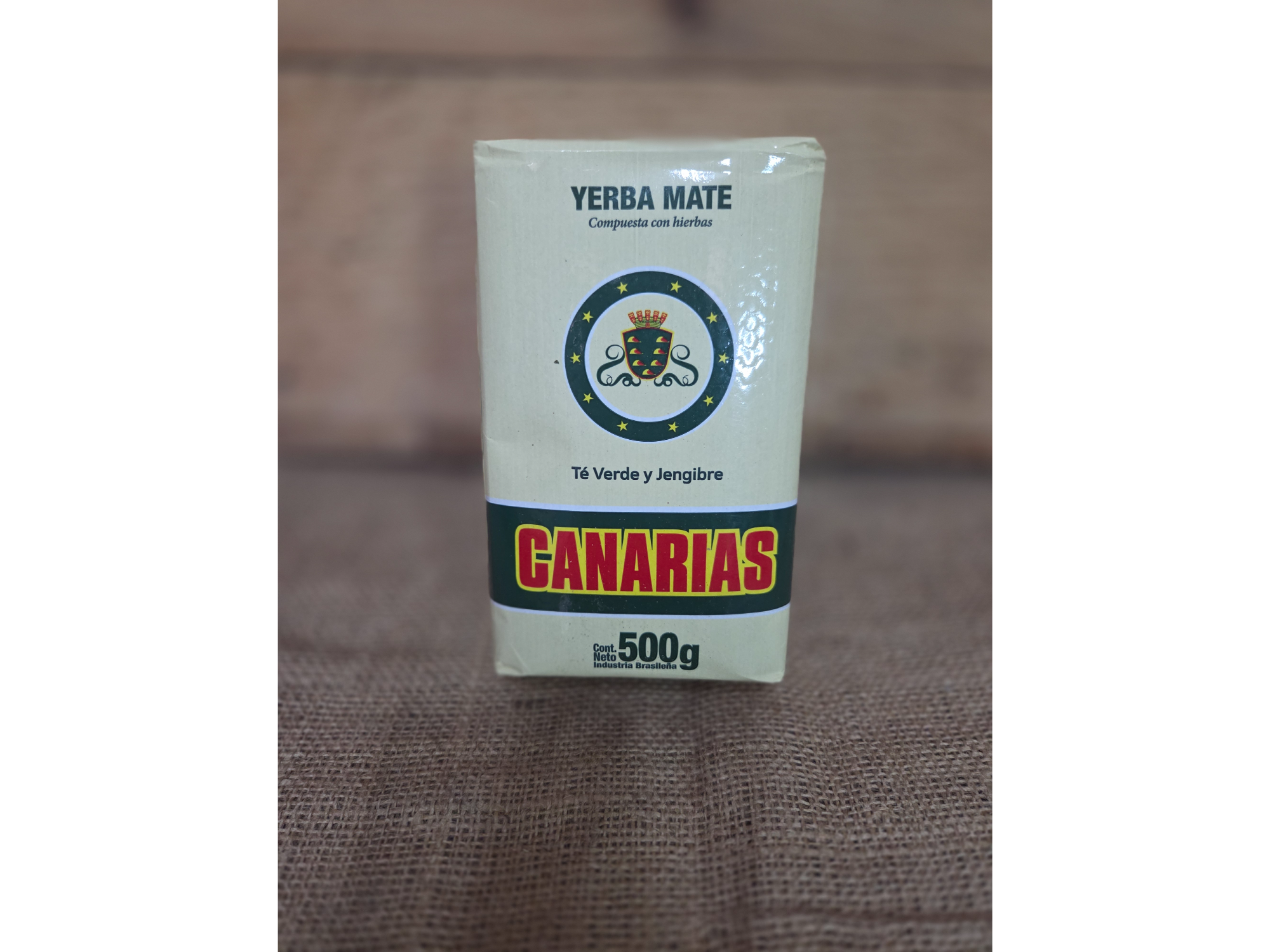 Yerba canarias te verde y jengibre 500 gr