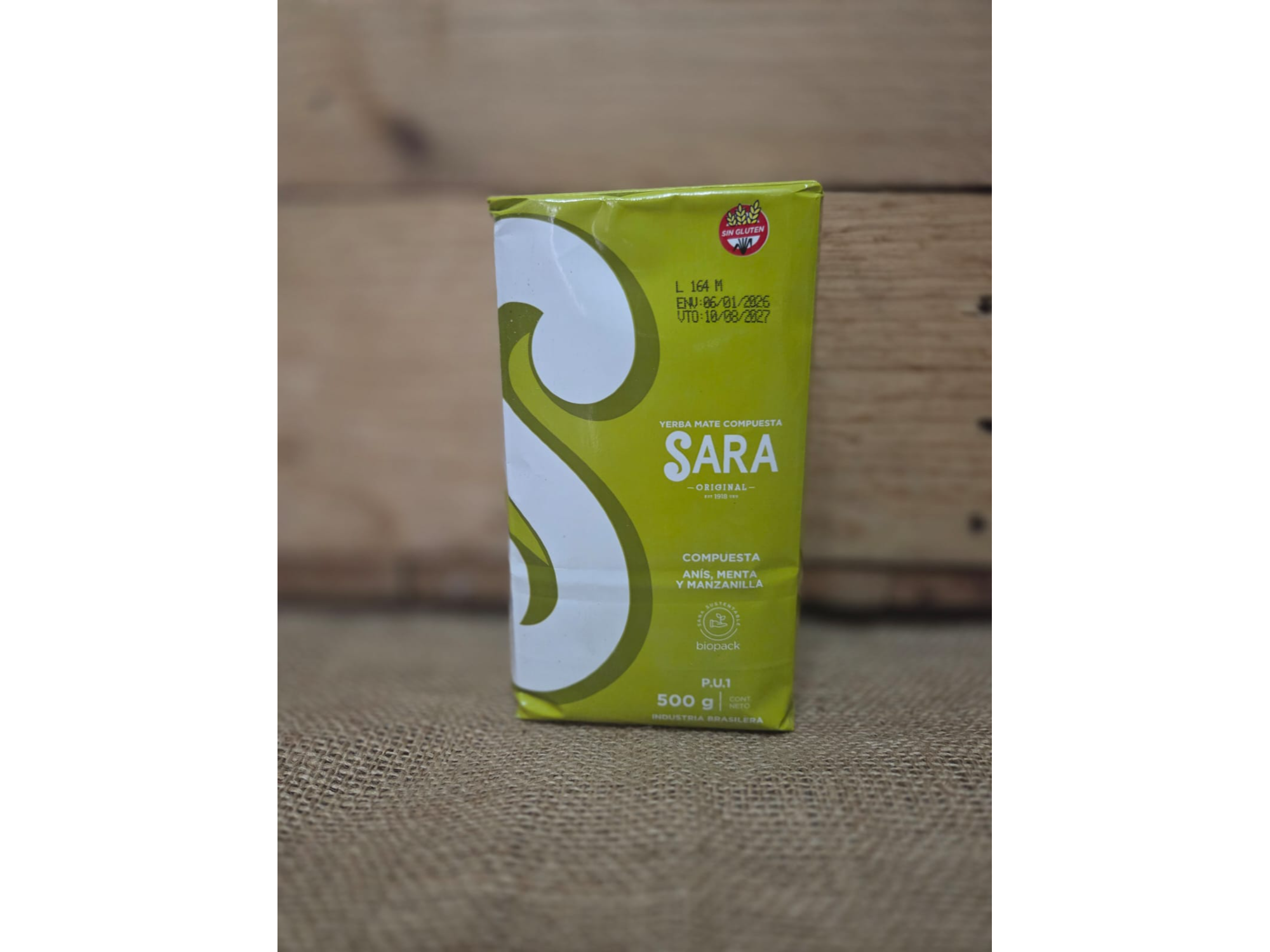 Yerba sara anis, menta y manzanilla 500 gr