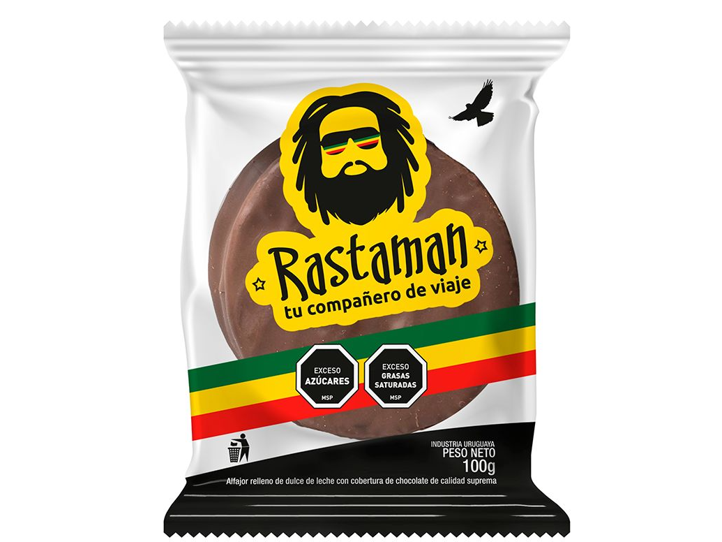 ALFAJOR RASTAMAN DE CHOCOLATE