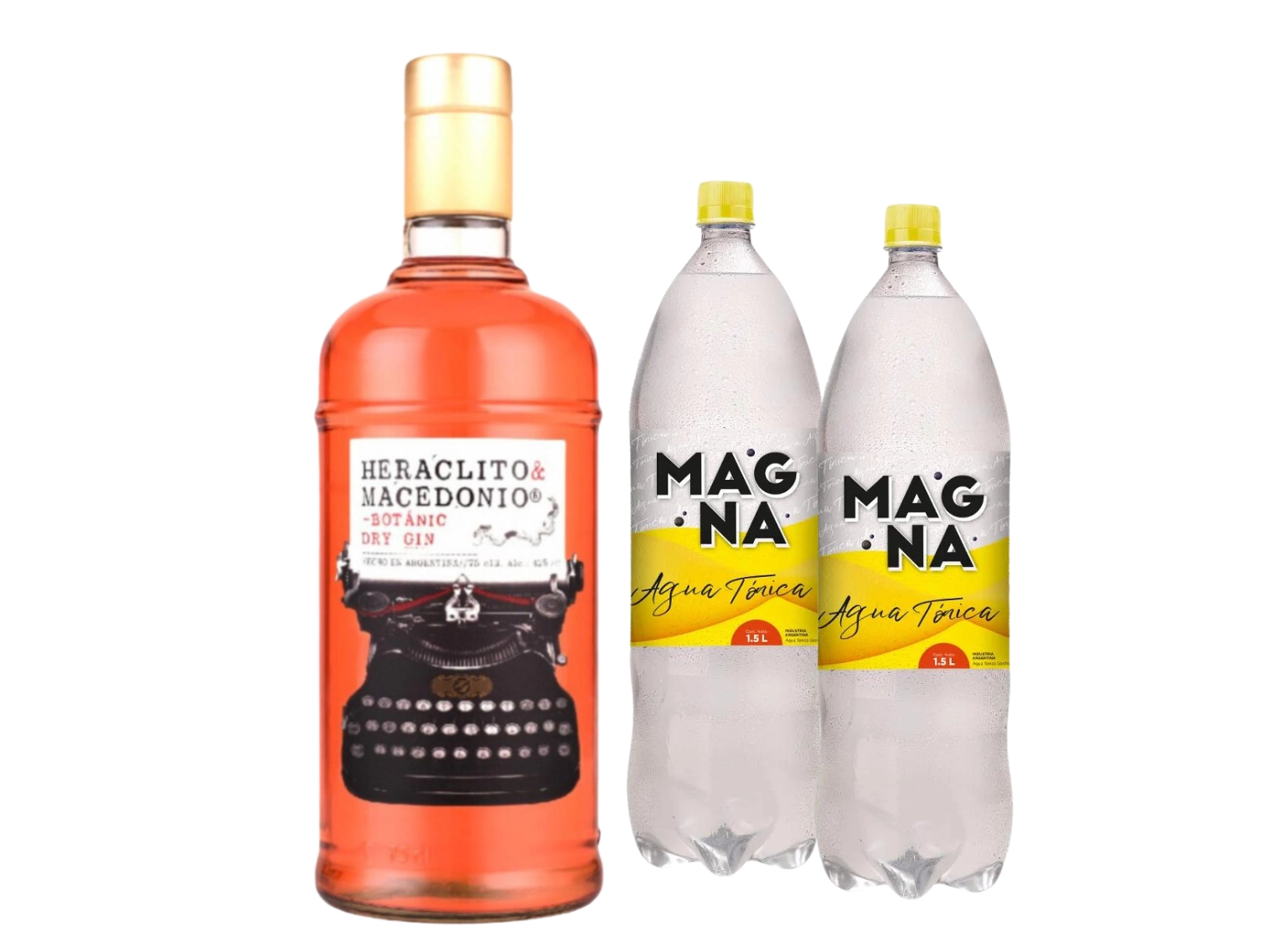Heráclito Macedonio + 2 Magna Tonicas 1,5L
