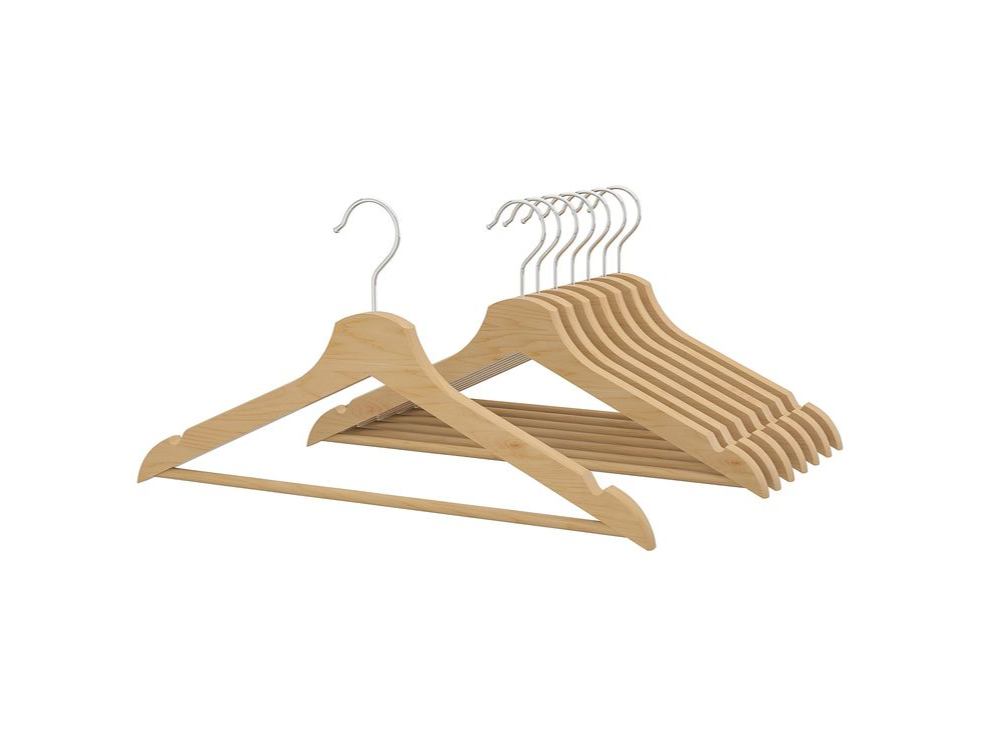 Perchas de madera