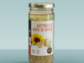 Ajo picado en Aceite de girasol 200g