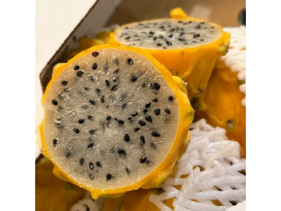 Fruta del dragón amarilla